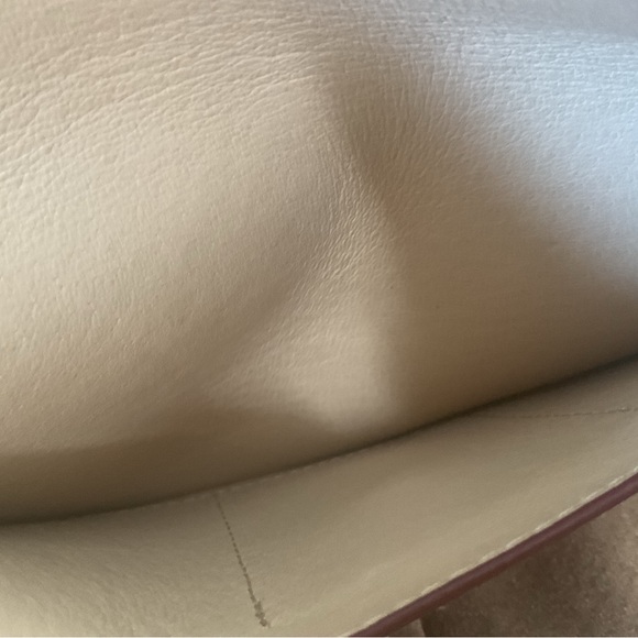 Dooney & Bourke Coral Red Saffiano Leather Wristlet – Elegant Envelope Style wit - Picture 6 of 6